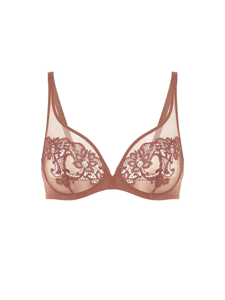 Soutien-gorge corbeille SIMONE PERELE "Saga" 15C330 - Brun Tender 751