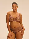 Soutien-gorge corbeille SIMONE PERELE "Saga" 15C330 - Brun Tender 751