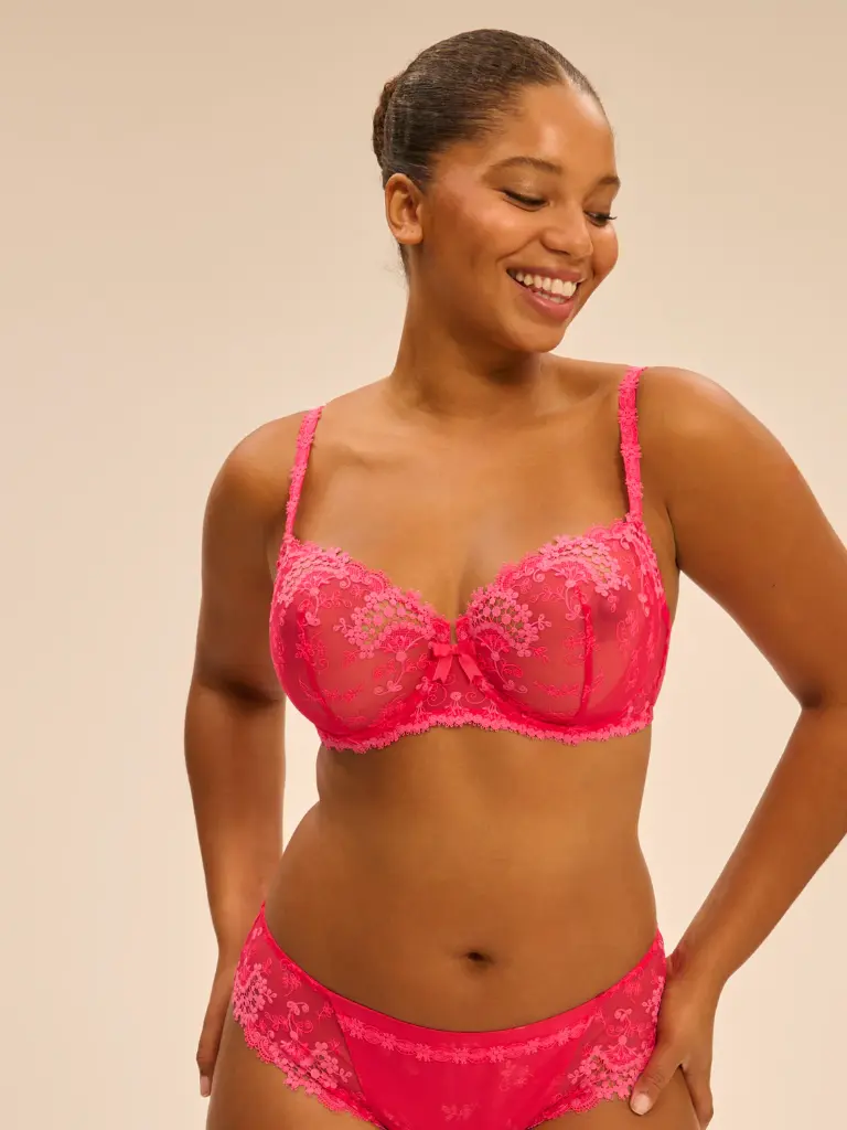 Soutien-gorge corbeille SIMONE PERELE "Wish" 12B330 - Rose Fabuleux 415