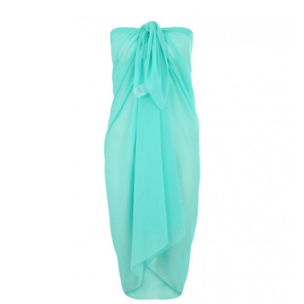 Grand paréo/robe de plage rectangle SUNFLAIR 23404 - Turquoise 23