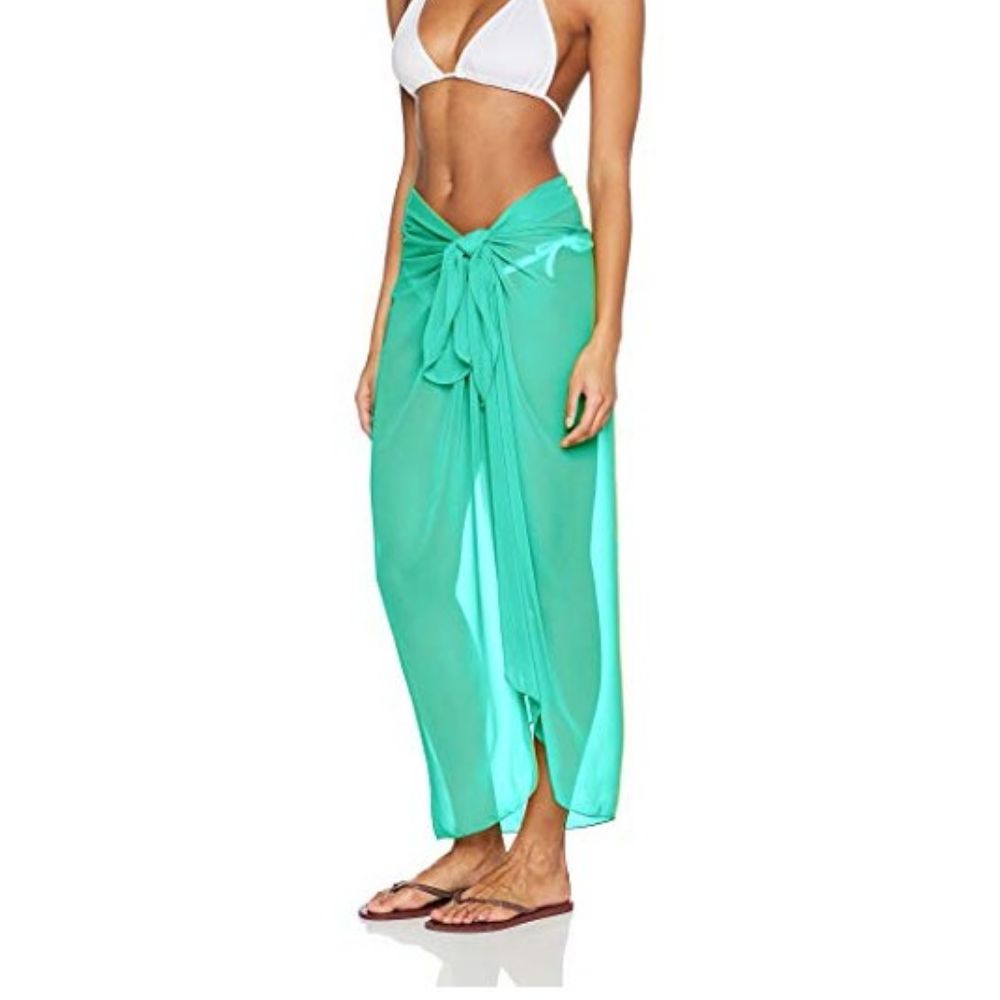 Grand paréo/robe de plage rectangle SUNFLAIR 23404 - Turquoise 23