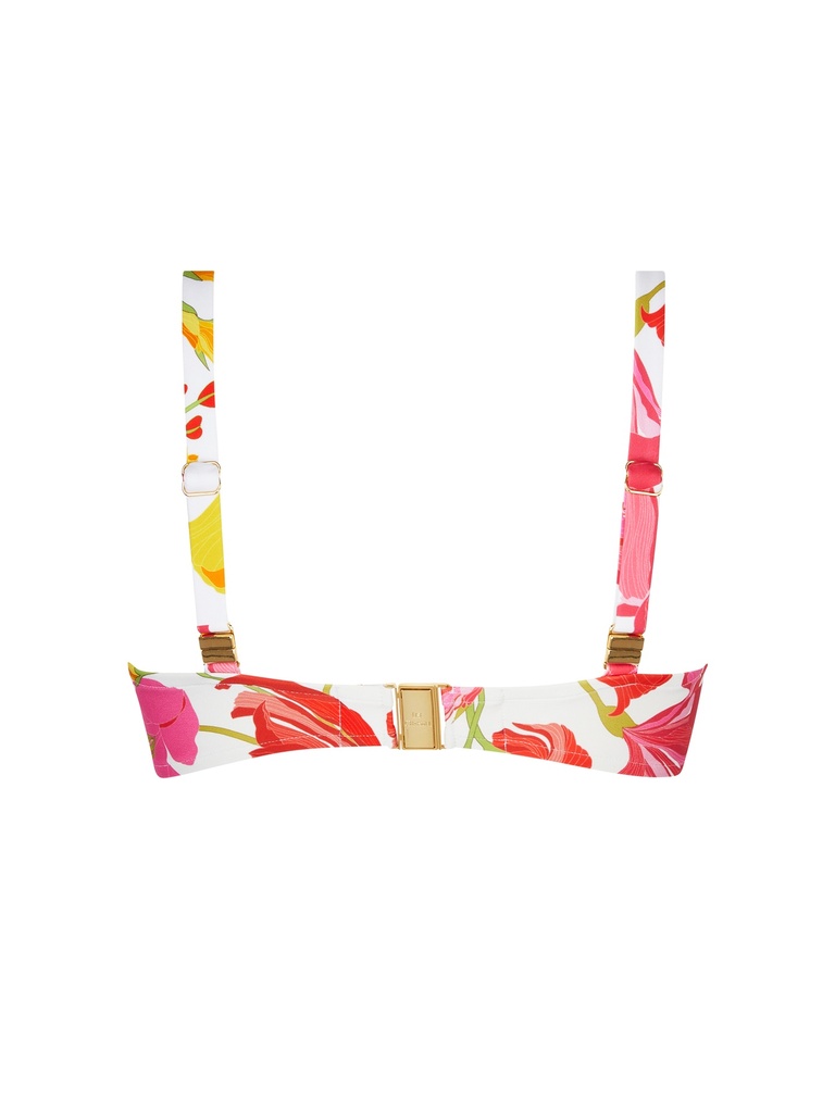 Haut de Bikini triangle avec coques LISE CHARMEL "Envolée Florale" ABB6683 - Bouquet Floral 19038