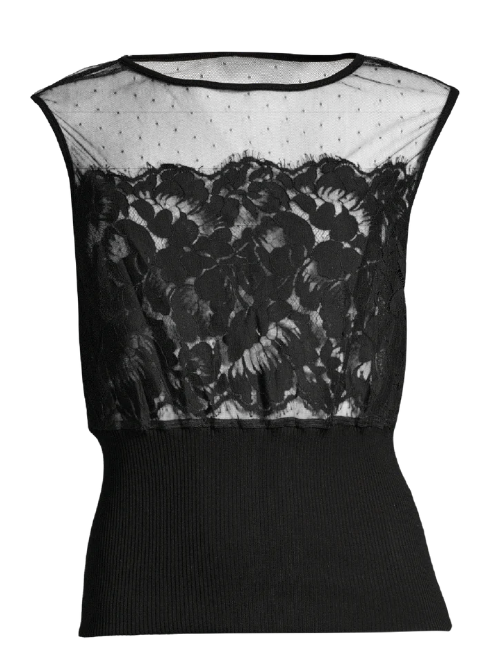 Chemise sans manches OSCALITO 6536 - Noir 020