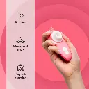 Stimulateur clitoridien à ondes pulsées pour les voyages WOMANIZER "Liberty 2" - Vibrant Rose