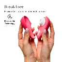 Stimulateur clitoridien à ondes pulsées pour les voyages WOMANIZER "Liberty 2" - Vibrant Rose