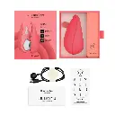 Stimulateur clitoridien à ondes pulsées pour les voyages WOMANIZER "Liberty 2" - Vibrant Rose