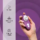 Stimulateur clitoridien à ondes pulsées pour les voyages WOMANIZER "Liberty 2" - Purple