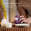 Stimulateur clitoridien à ondes pulsées pour les voyages WOMANIZER "Liberty 2" - Purple