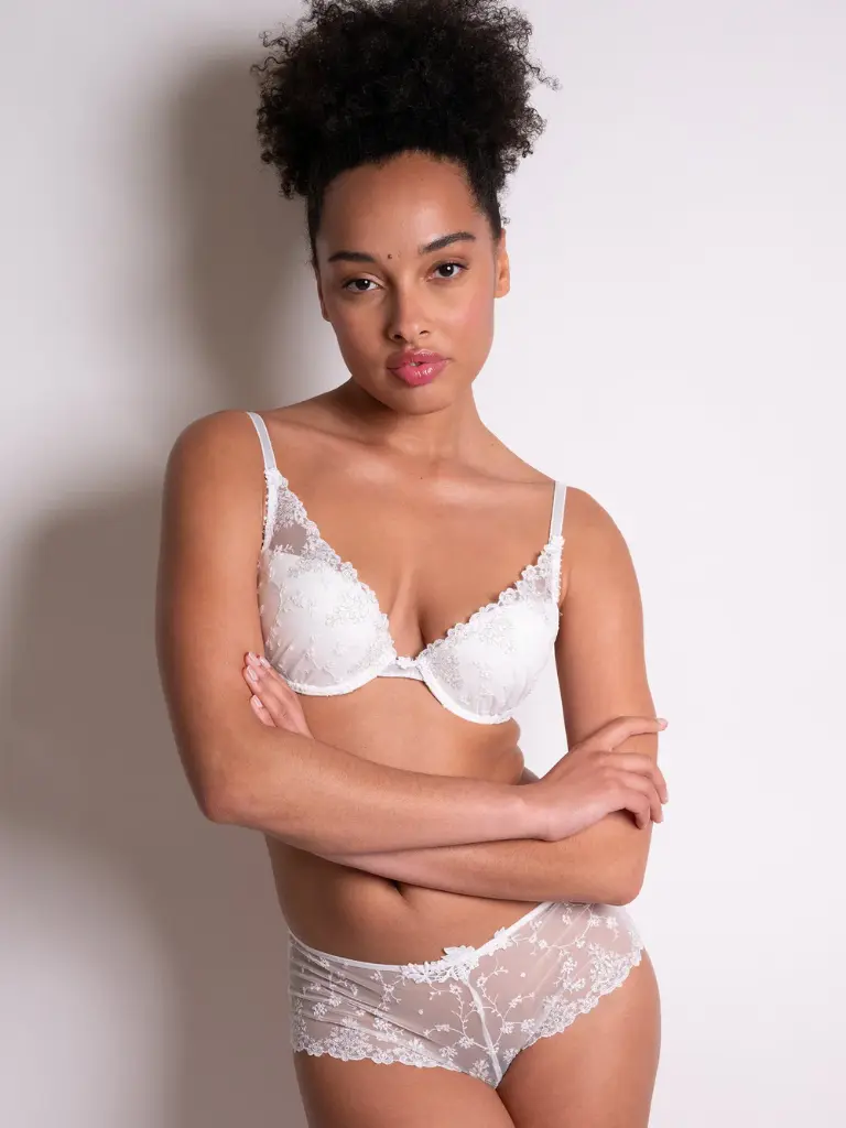 Soutien-gorge armaturé push-up PASSIONATA "White Nights"  T801 (P40690) - Déesse 020