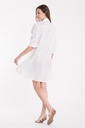 Chemise de plage manches 3/4 DAVID "Romina" DB22-004 - Blanc