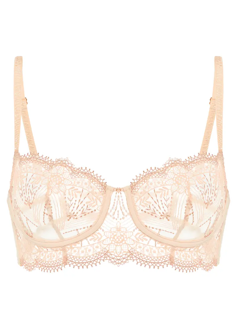 Soutien-gorge corbeille avec armatures SIMONE PERELE "Allure" 1F2330 - Beige Chic 754
