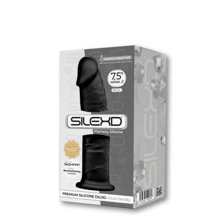 Godemichet réaliste vibrant ventouse rechargeable SILEXD "Modèle 2" SD225616 - Rose 17,5cm x 4,cm (copie)