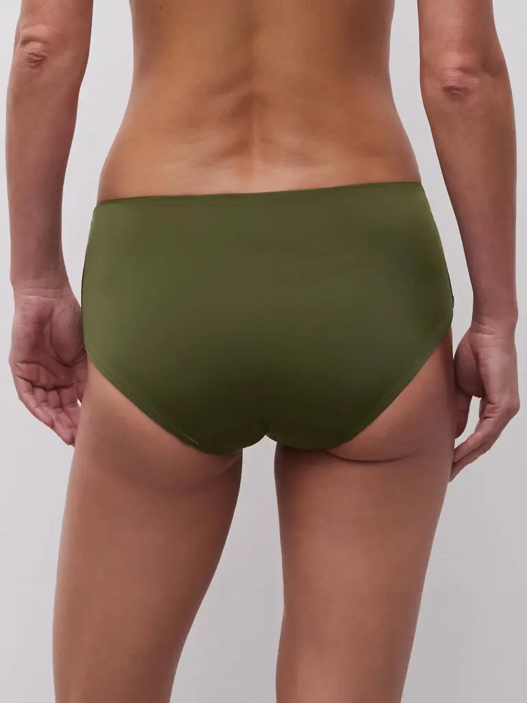 Bas de Bikini taille Haute FEMILET "Rivero" FS60C5 - Kaki 079