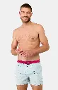 Caleçon américain homme avec maintien 100% coton bio ARTHUR "Le Club" CSP - Multicolore 1163E25 