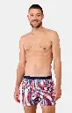 Caleçon américain homme avec maintien 100% coton bio ARTHUR "Le Club" CSP - Multicolore 1146E25