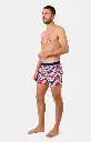 Caleçon américain homme avec maintien 100% coton bio ARTHUR "Le Club" CSP - Multicolore 1146E25