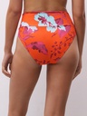 Bas de Bikini culotte taille haute rabatable CHANTELLE "Icon" C16VC5 - Painted Flowers A01