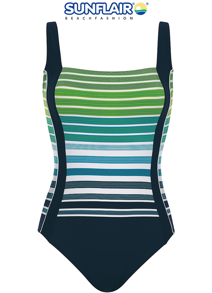 Maillot  SUNFLAIR 22030 - Multicolore Turquoise 3023