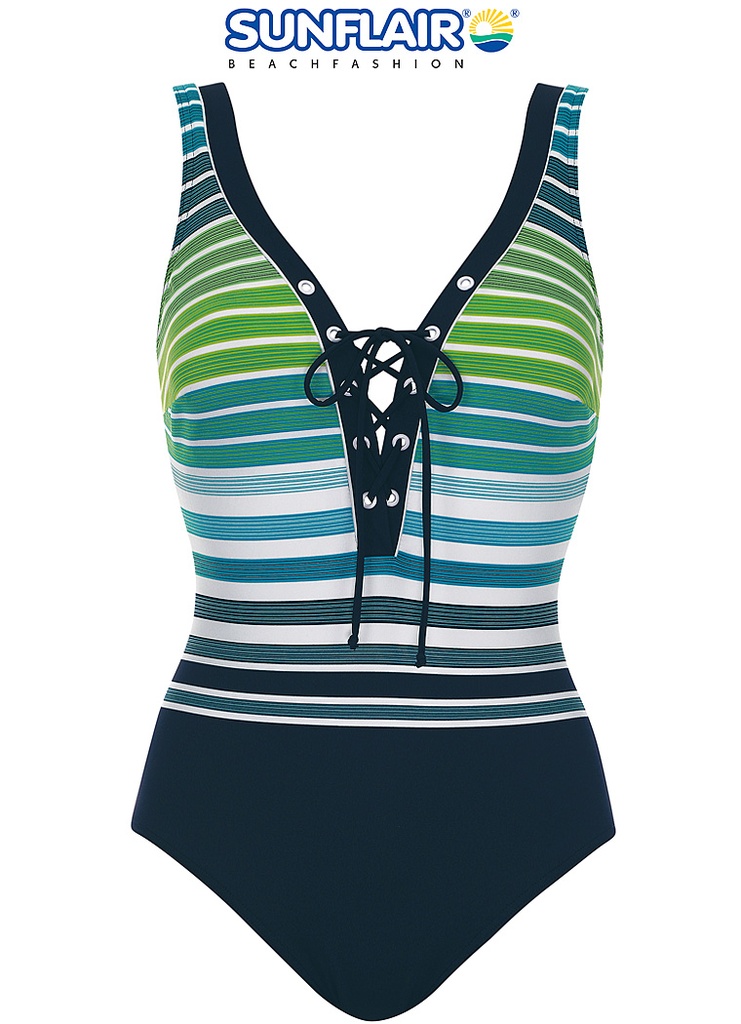Maillot  SUNFLAIR 22033 - Multicolore Turquoise 3023 