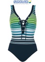Maillot  SUNFLAIR 22033 - Multicolore Turquoise 3023 