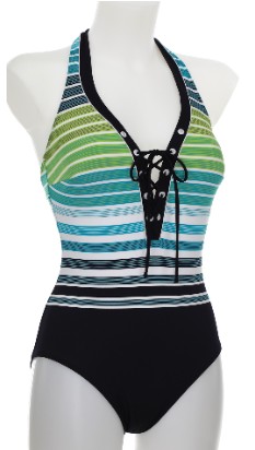 Maillot  SUNFLAIR 22033 - Multicolore Turquoise 3023 
