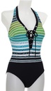 Maillot  SUNFLAIR 22033 - Multicolore Turquoise 3023 