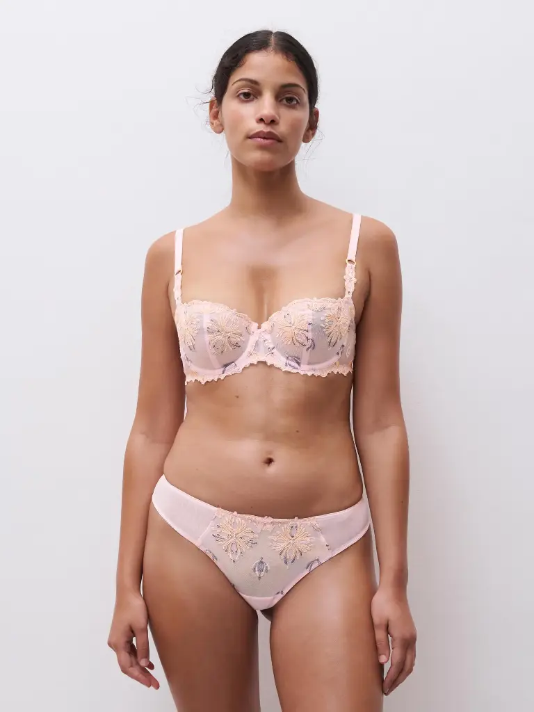 Soutien-gorge corbeille CHANTELLE "Champs Elysées" C26050 - Rose nymphéa Multico A30
