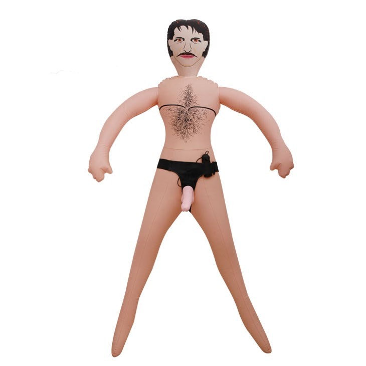 Poupée gonflable homme avec pénis réaliste vibrant BAILE "Man Doll"