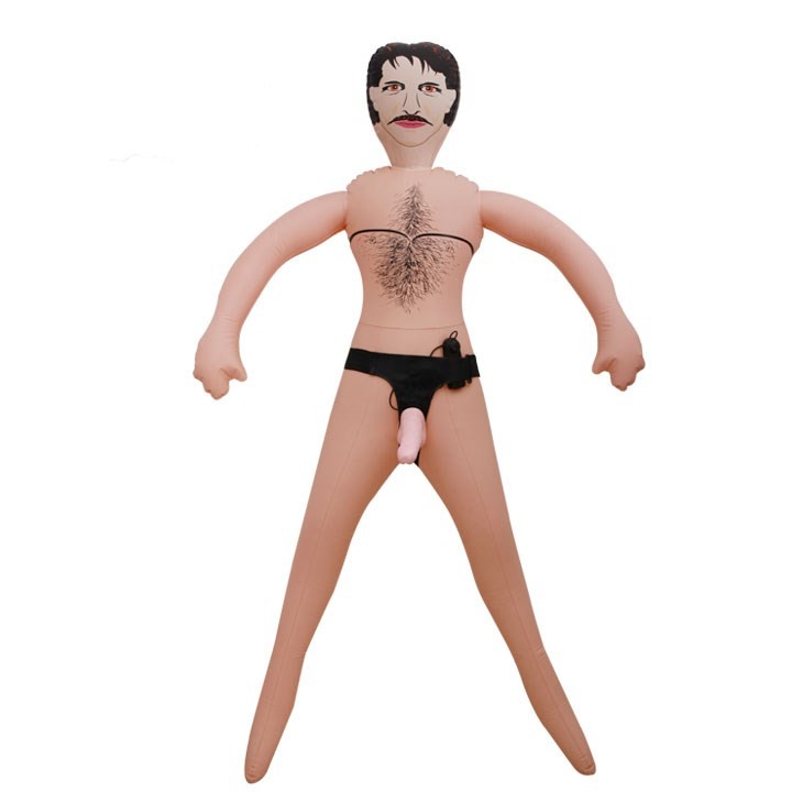 Poupée gonflable homme avec pénis réaliste vibrant BAILE "Man Doll"