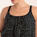 Tankini avec coques sans armatures ANITA "Style Pocatello" M5 6582-1 - Noir 001
