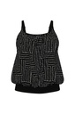 Tankini avec coques sans armatures ANITA "Style Pocatello" M5 6582-1 - Noir 001