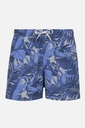 Short de bain avec maintien intégré DAVID MAN "Storme Blue" DM25-019 - Bleu Multicolor MLT