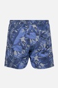 Short de bain avec maintien intégré DAVID MAN "Storme Blue" DM25-019 - Bleu Multicolor MLT