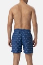 Short de bain avec maintien intégré DAVID MAN "Palm Tree" DM25-026 - Bleu Multicolor MLT