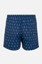 Short de bain avec maintien intégré DAVID MAN "Palm Tree" DM25-026 - Bleu Multicolor MLT