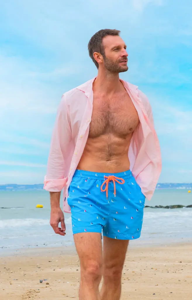 Short de bain ARTHUR BBI - Bleu BOATE25