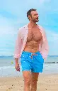 Short de bain ARTHUR BBI - Bleu BOATE25