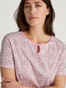 Chemise de nuit dame courte manche 95cm en 100% coton CALIDA "Sweet Dreams" 32038 - Cherry Bloom 262
