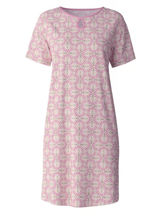 Chemise de nuit dame courte manche 95cm en 100% coton CALIDA "Sweet Dreams" 32038 - Cherry Bloom 262