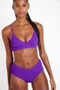 Bas de Bikini shorty échancré BANANA MOON "Bia Popcorn" - Violet MFQ25