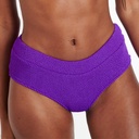 Bas de Bikini shorty échancré BANANA MOON "Bia Popcorn" - Violet MFQ25