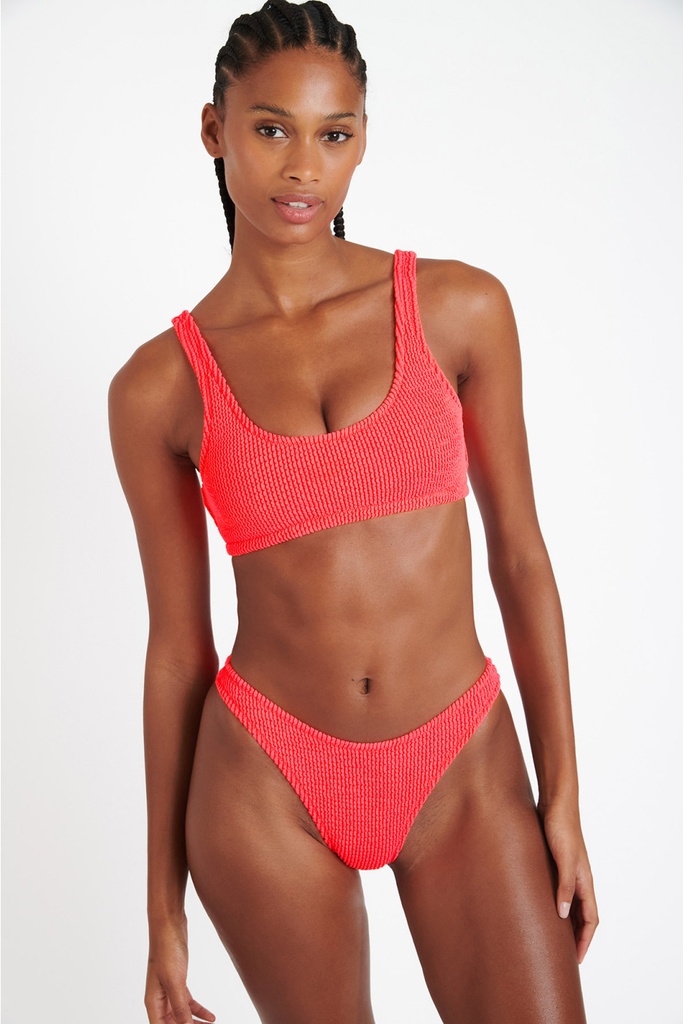 Haut de Bikini brassière BANANA MOON "Justin Popcorn" - Corail MFQ13