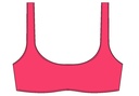 Haut de Bikini brassière BANANA MOON "Justin Popcorn" - Corail MFQ13