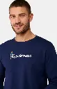 Pyjama long homme 100% coton bio ARTHUR "Randormeur" ULY - Marine RANDE25