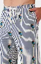 Pyjama long homme 100% coton bio ARTHUR "Randormeur" ULY - Marine RANDE25
