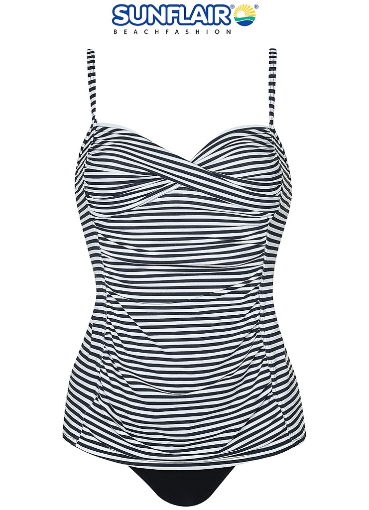 Tankini 2 pièces SUNFLAIR 28070 - Noir Blanc 901