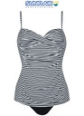 Tankini 2 pièces SUNFLAIR 28070 - Noir Blanc 901