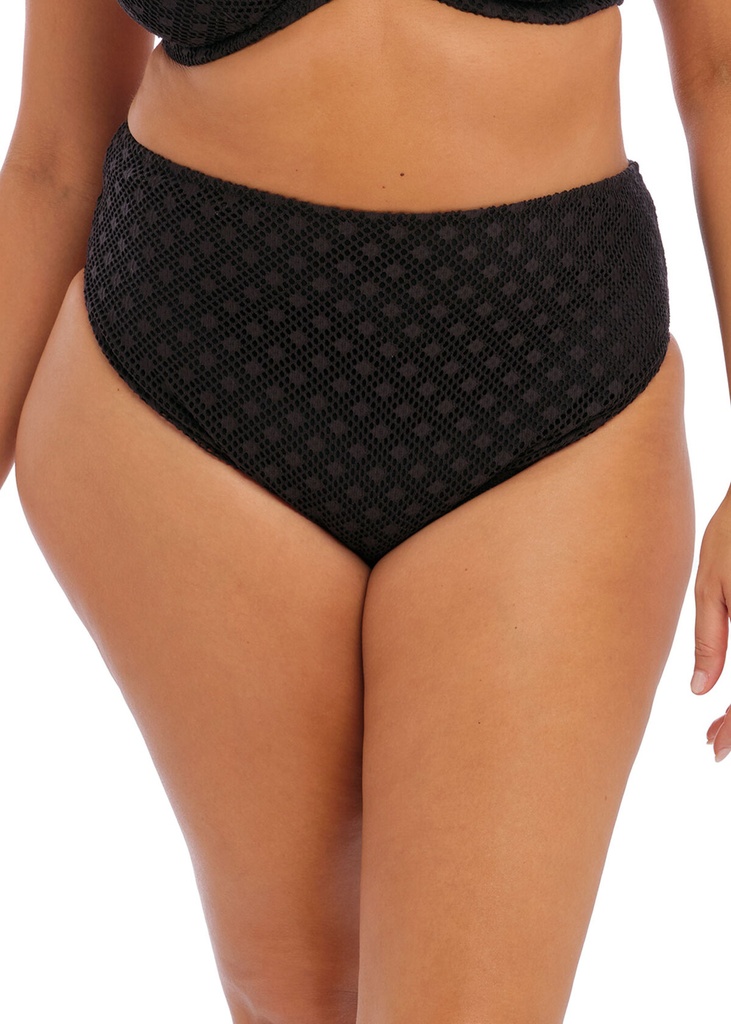 Bas de Bikini slip taille mi-haute ELOMI "Bazaruto" ES800672 - Noir BLK