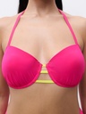 Haut de Bikini armaturé coque memory CHANTELLE "Easy Pop" C22JN9 - Raspberry 07J