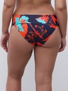 Bas de Bikini culotte taille haute rabatable CHANTELLE "Icon" C16VC5 - Ink Flowers A02